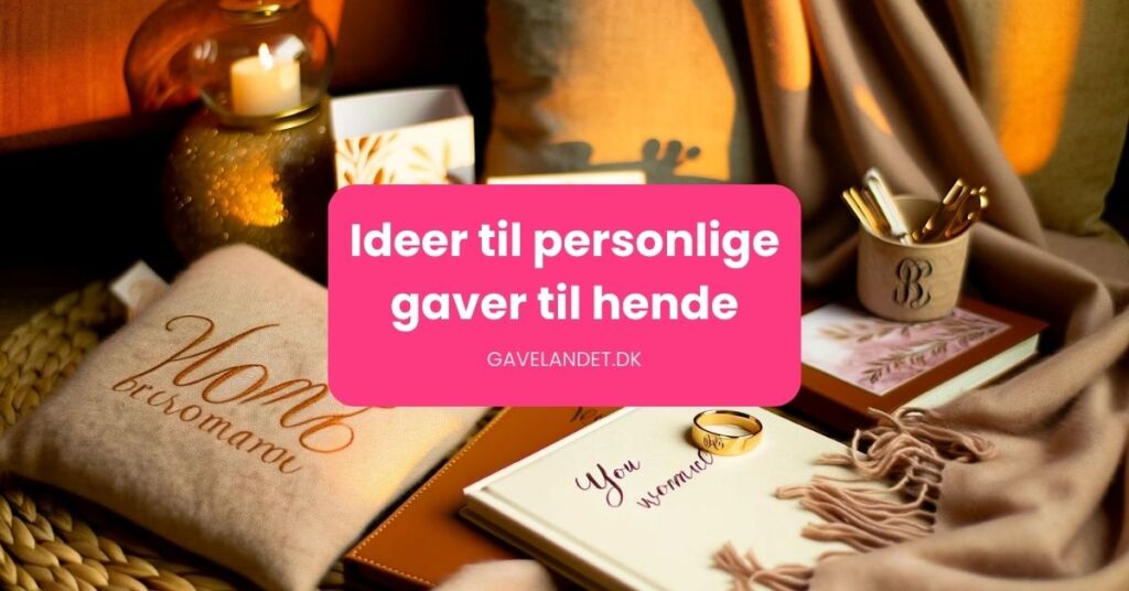 Ideer til personlige gaver til hende
