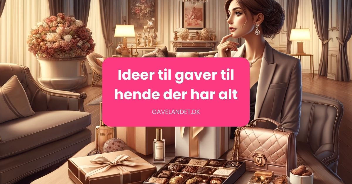 Ideer til gaver til hende der har alt