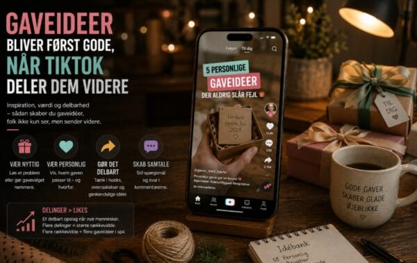 Gaveideer bliver først gode, når TikTok deler dem videre